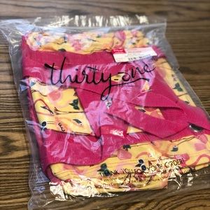 NIB Thirty-One Small Utility Tote Let’s Flamingle